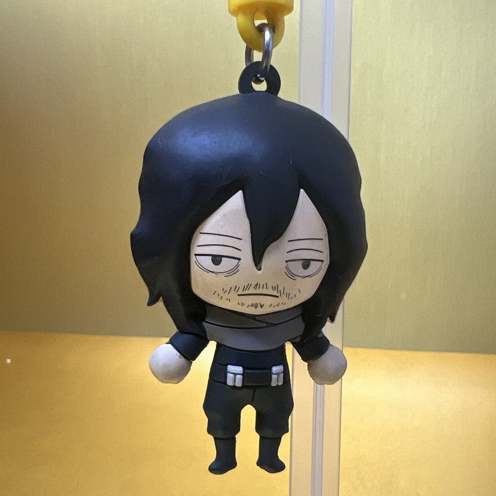 My Hero Academia Shota Aizawa Keychain Bag Clip Anime Figure Hanger Charm